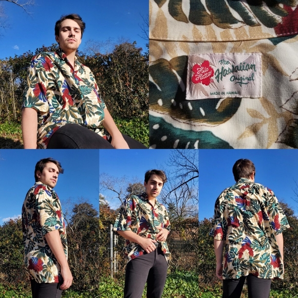 Authentic Hawaiian Shirt by Hilo Hattie - Picture 4 of 4